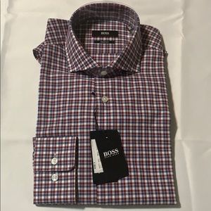 NWT Men’s Dress Shirt Hugo Boss 15.5 32/33 look!